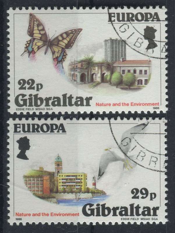 Gibraltar - 1986 - Used(CTO) Hinged