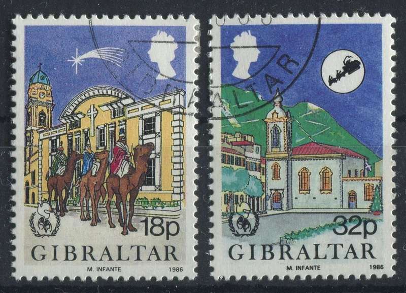 Gibraltar - 1986 - Used(CTO) Hinged