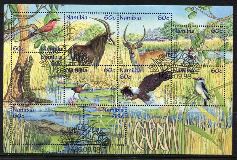 Namibia - Miniature Sheet - 1998 - Used(CTO)