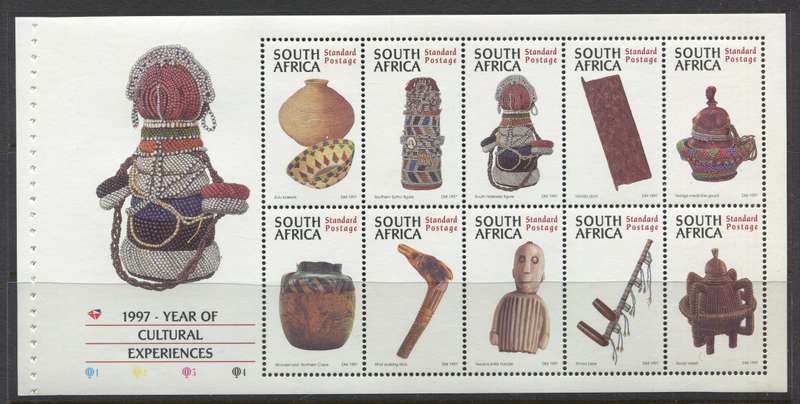 RSA - Booklet Pane of 10 - 1997 - MNH