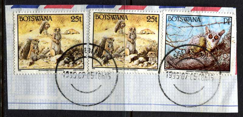 Botswana - Used On Piece