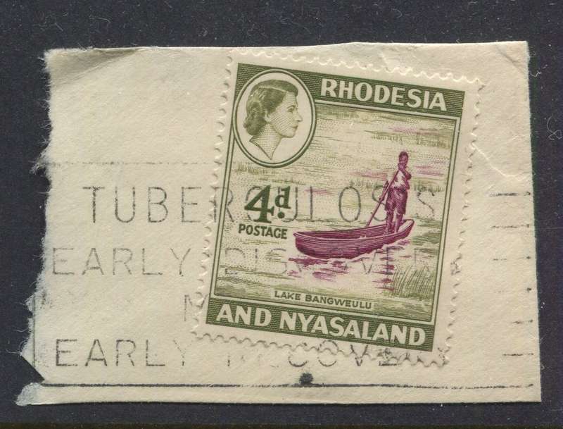 Rhodesia and Nyasaland - Used On Piece