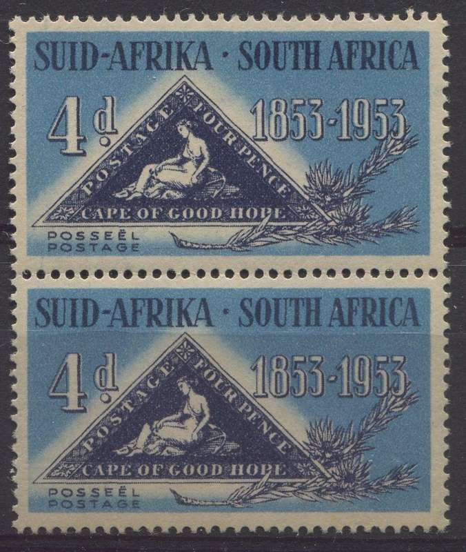 Union of SA - "Broken Knee" - 1955 - MNH