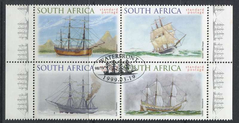 RSA - Block Of 4 - 1999 - Used(CTO)