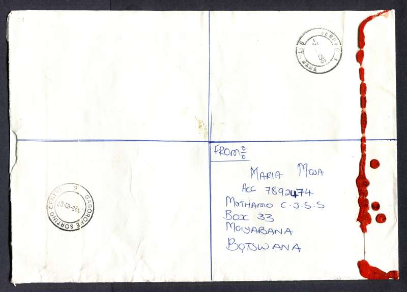 Botswana - B5 Size Registered Cover