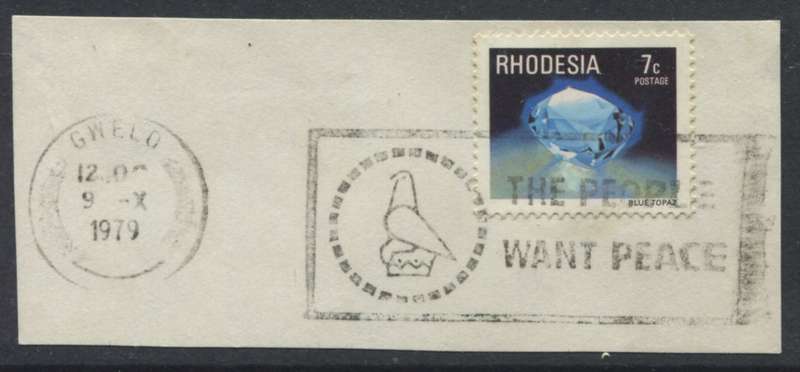 Rhodesia - Used On Piece
