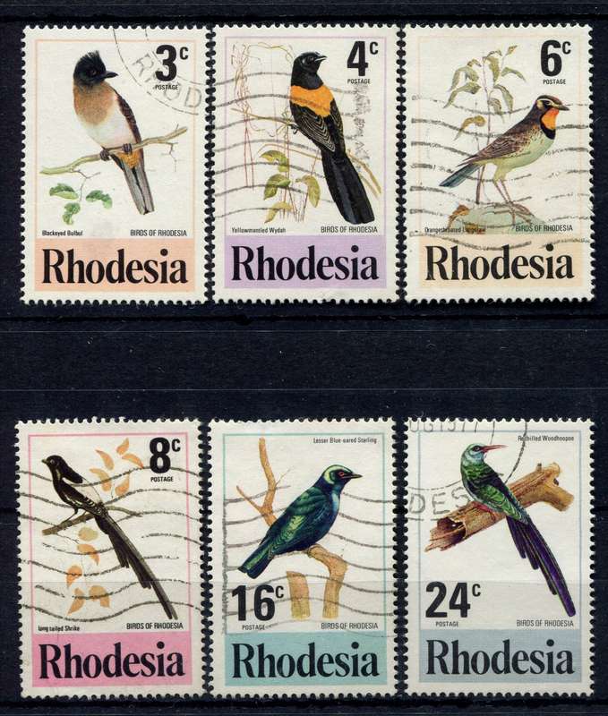 Rhodesia - Birds - 1977 - Used