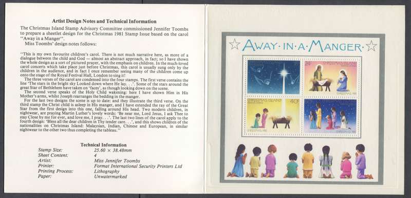Christmas Island - Presentation Pack - 1981 - MNH