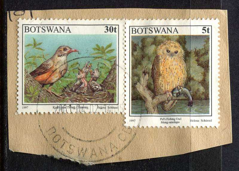 Botswana - Used On Piece