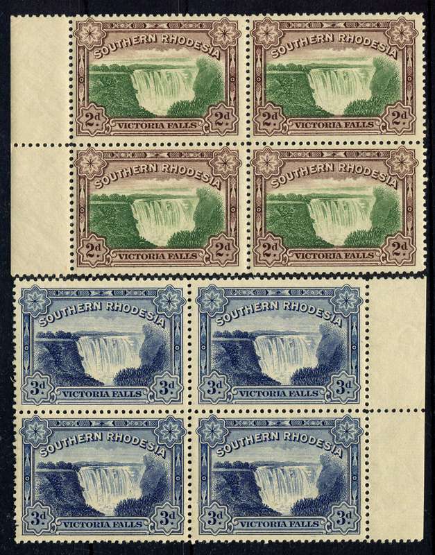 Southern Rhodesia - Set of 2 Blocks of 4 - 1932 - MNH