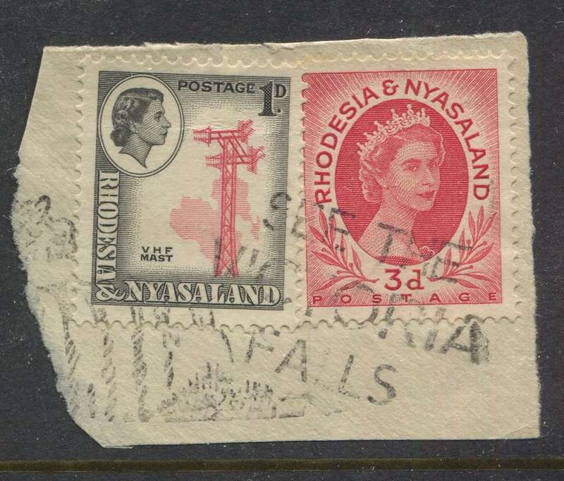 Rhodesia and Nyasaland - Used On Piece