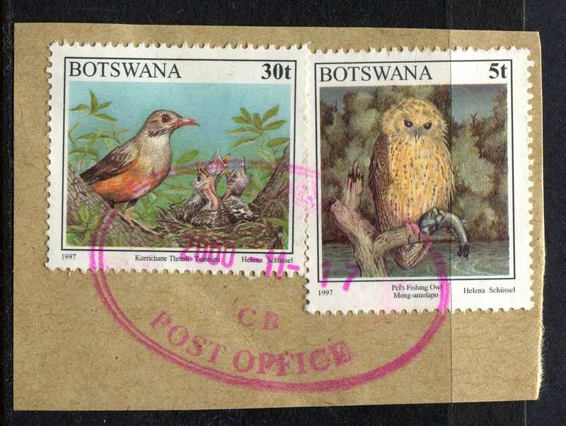 Botswana - Used On Piece