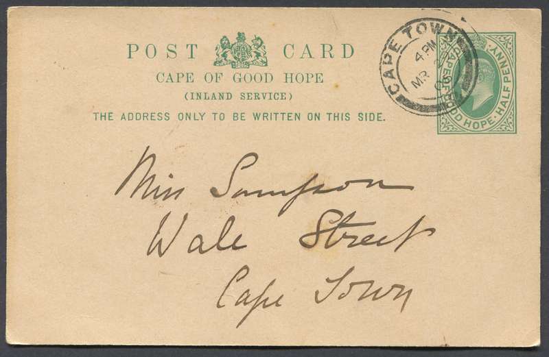 Cape of Good Hope - Post Card