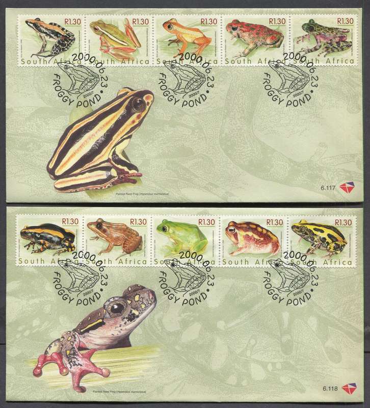 RSA - Set Of 2 FDCs No 6.117 and 6.118 - 2000