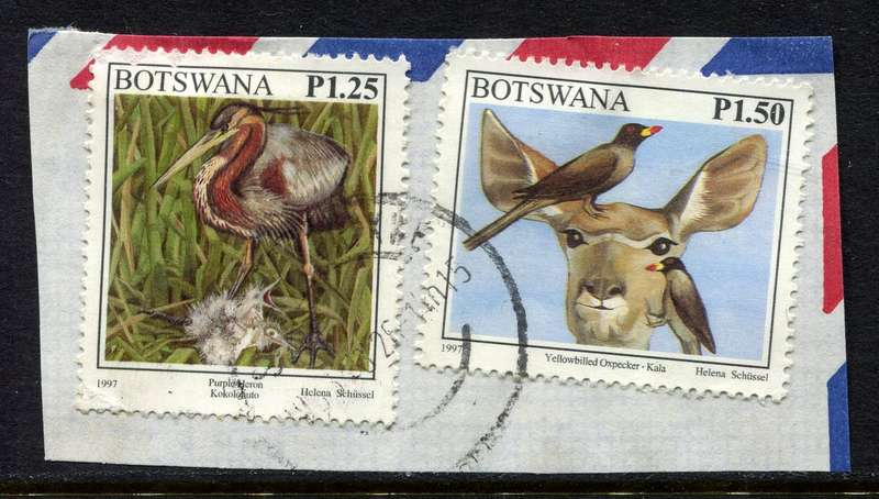 Botswana - Used On Piece
