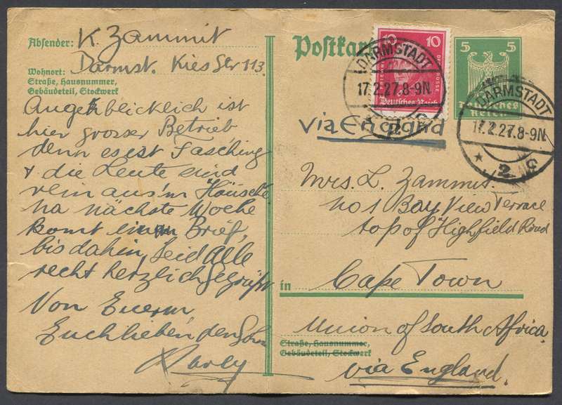 Germany - Post Card