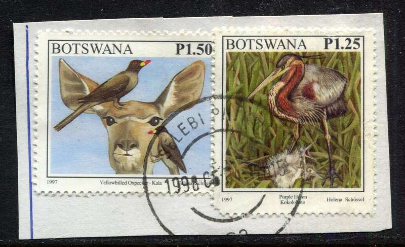 Botswana - Used On Piece
