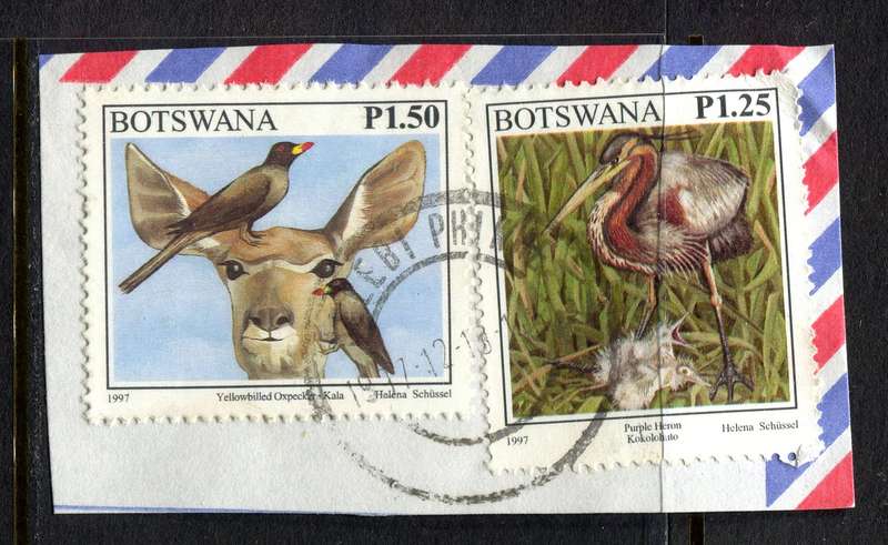 Botswana - Used On Piece