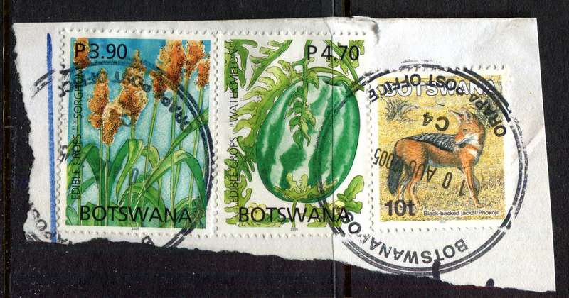 Botswana - Used On Piece