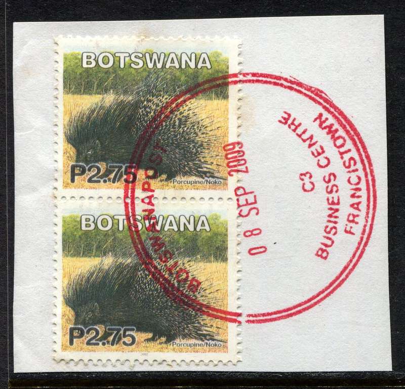 Botswana - Used On Piece