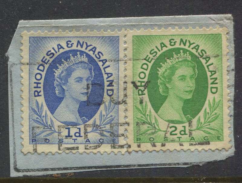 Rhodesia and Nyasaland - Used On Piece