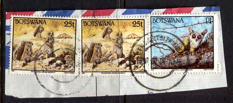 Botswana - Used On Piece