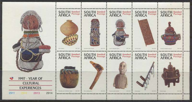 RSA - Sheet of 10 - 1997 - MNH