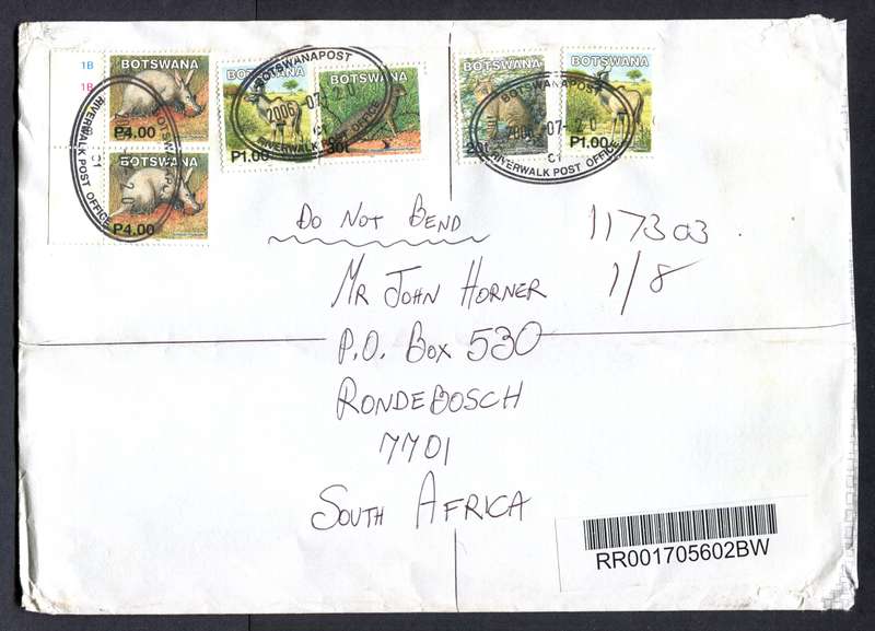 Botswana - B5 Size Registered Cover