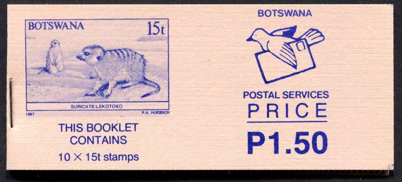 Botswana - Complete Booklet of 10 - 1989 - MNH