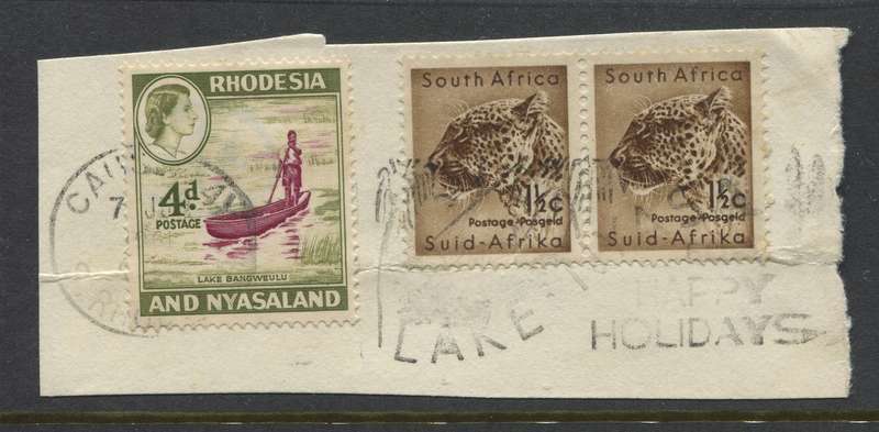 Rhodesia and Nyasaland - Used On Piece