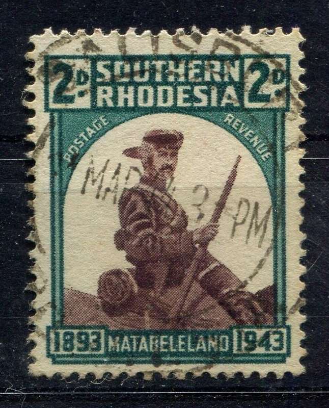 Southern Rhodesia - Damaged Ear - 1943 - Used