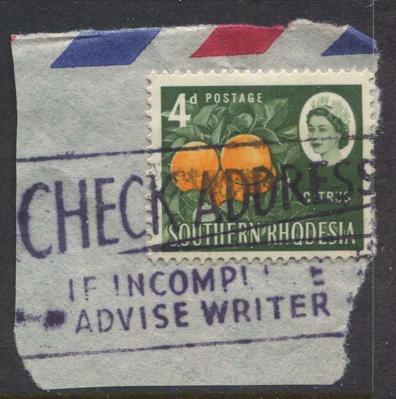 Southern Rhodesia - Used On Piece
