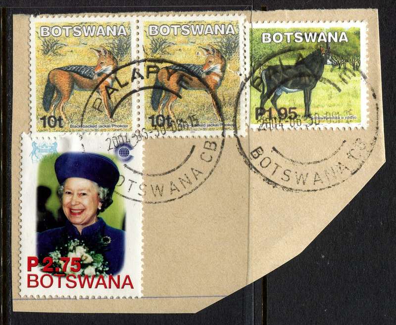 Botswana - Used On Piece