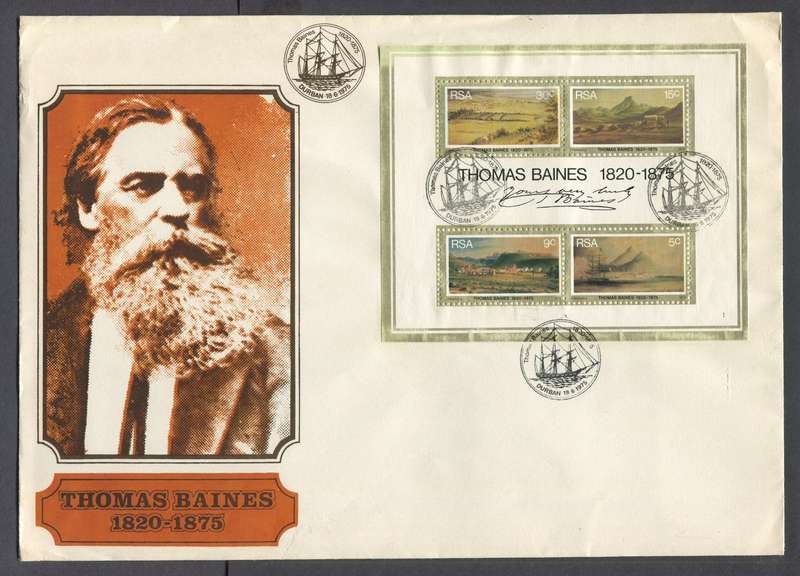 RSA - Miniature Sheet FDC - 1975