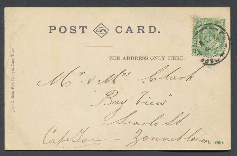 Cape of Good Hope - Post Card