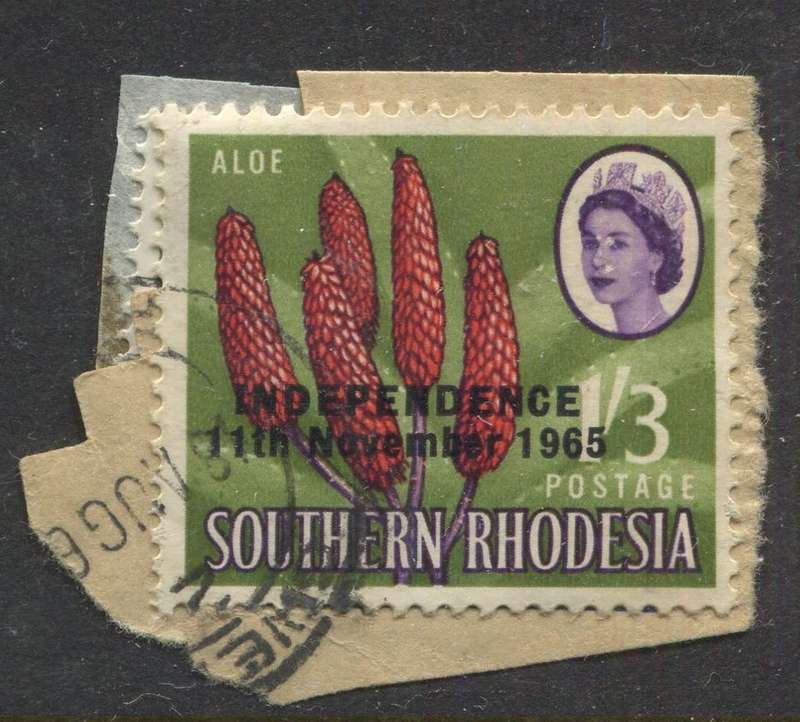 Rhodesia - Used On Piece