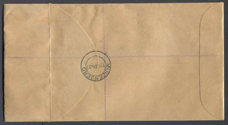 Union of SA - Registered Cover
