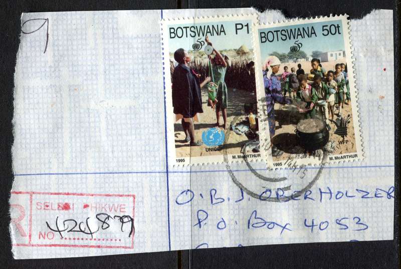 Botswana - Used On Piece