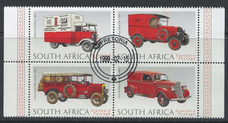 RSA - Block Of 4 - 1999 - Used(CTO)