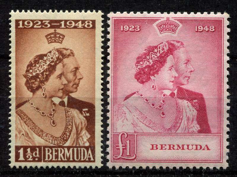 Bermuda - Royal Silver Wedding - 1948 - MNH