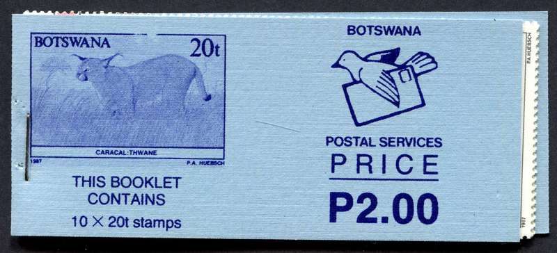 Botswana - Complete Booklet of 10 - 1989 - MNH