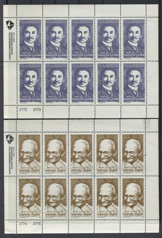 RSA - Set of 2 Sheets of 10 - 1995 - MNH