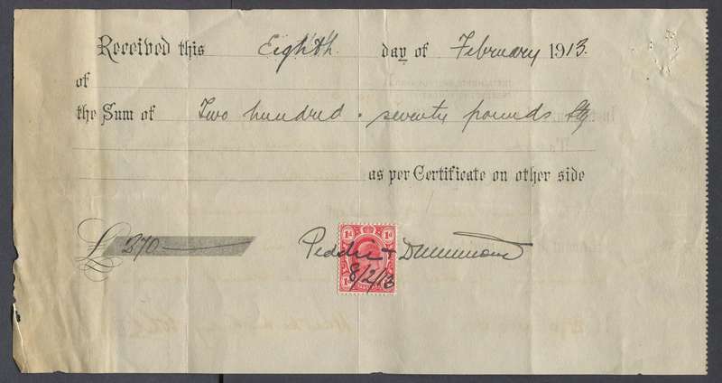 Transvaal - Revenue Document