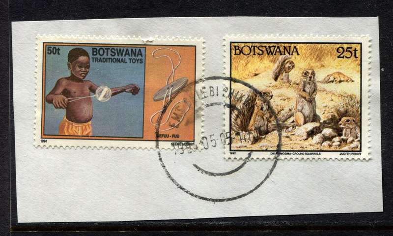 Botswana - Used On Piece