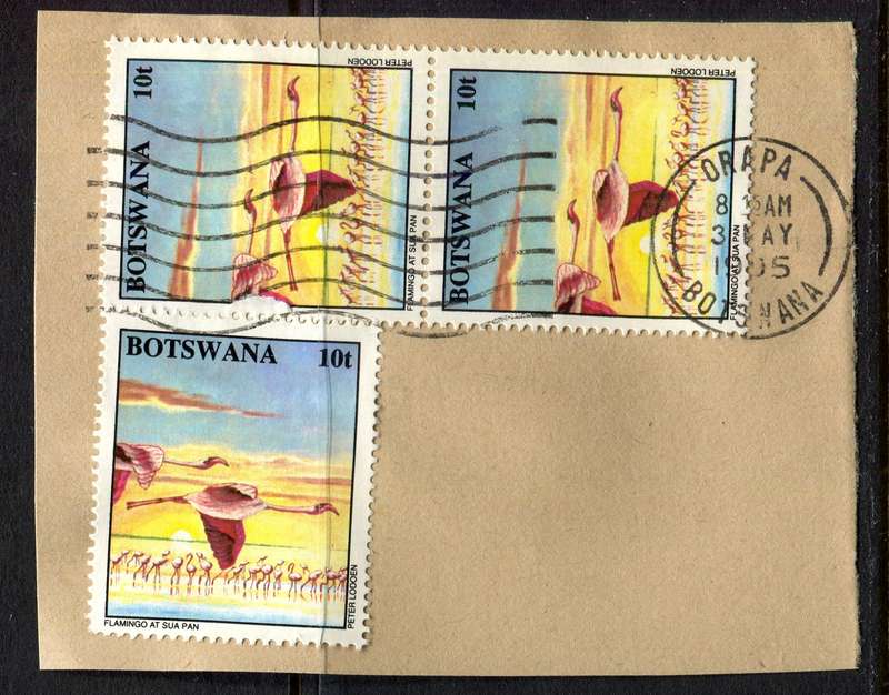 Botswana - Used On Piece