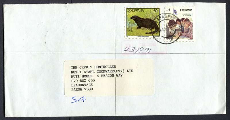 Botswana - "Maxi" Size Registered Cover