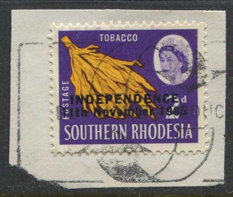 Rhodesia - Used On Piece