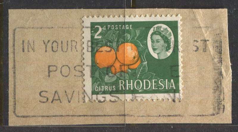 Rhodesia - Used On Piece