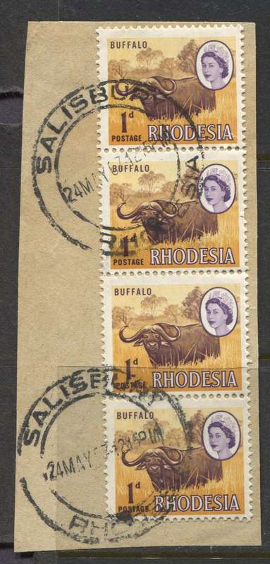 Rhodesia - Used On Piece