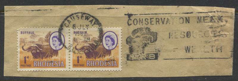 Rhodesia - Used On Piece